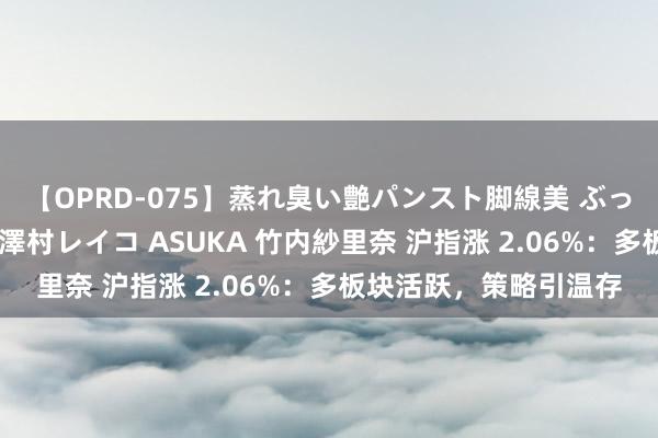 【OPRD-075】蒸れ臭い艶パンスト脚線美 ぶっかけゴックン大乱交 澤村レイコ ASUKA 竹内紗里奈 沪指涨 2.06%：多板块活跃，策略引温存